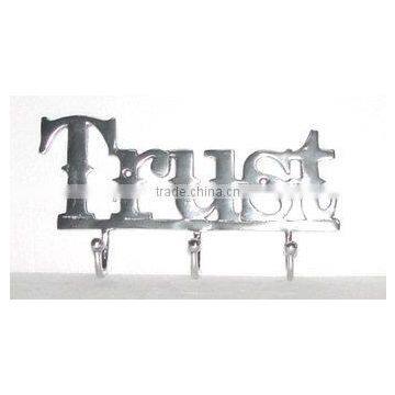 metal trust alphabet hangers for home used