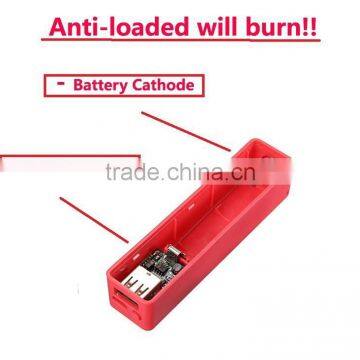 Factory Direct Sale CE ROHS FCC Certificated Portable Power Bank Charger 2600mah photo-3