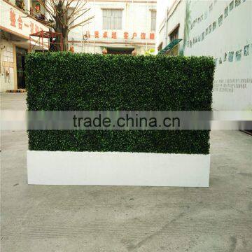 2017 Hot Sale artificial UV anti and fireproof leaf fence and boxwood hedge