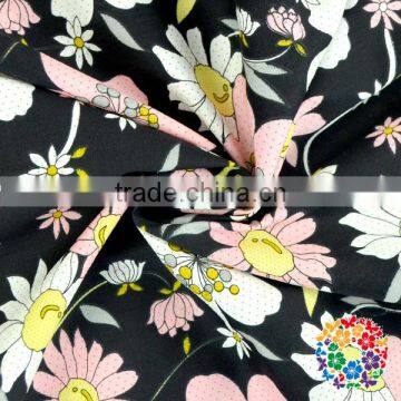 High Quality Factory Price Polyester Cotton Fabric Printed Quilted Fabrics For Children Frocks photo-2