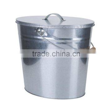 galvanized coal scuttle