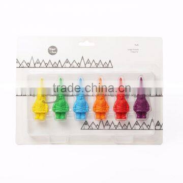 Wholesale School Stationery 6 PK Garden Monster Oil Crayon photo-5