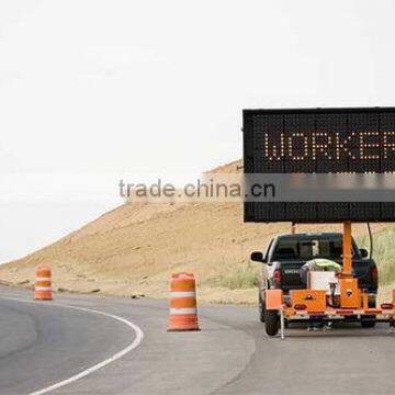 Mobile Variable Message Board Sign and Trailer Manufacturer , Graphic Display, Solar LED and Battery Powered WTMMB photo-3
