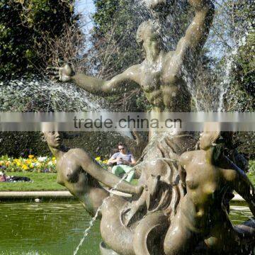 Chinese Suppliers Bronze Foundry Garden Mermaid Water Fountain photo-4