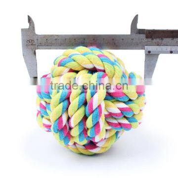Ball Dog Rope Toys 11cm XL Manufacturers Selling Pet Cotton Woven Cotton Rope photo-3