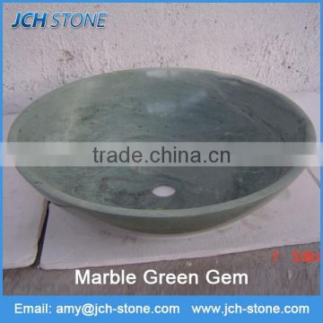 Hot sale green marble wash basin & sink