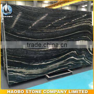 Factory Direct Wholesale Silver Black Marble Slabs