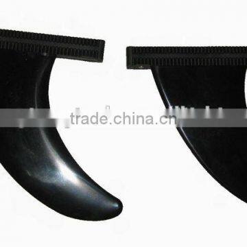 Solid nylon surfboard fins