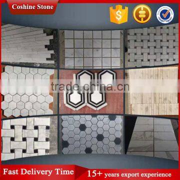 Jianfa stone factory direct sale oriental white marble stone mosaic