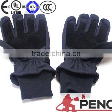 Fire Retardant Gloves 3m Retardant Cowhide Palmaramid Elastic Cuff Better Grasping Waterproof Breathebale Heat Resistant photo-6