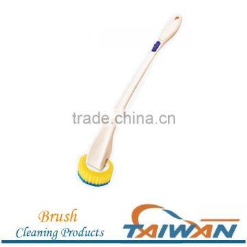 Zero-Contact Long handle Curved Disposable Toilet Scour Brush