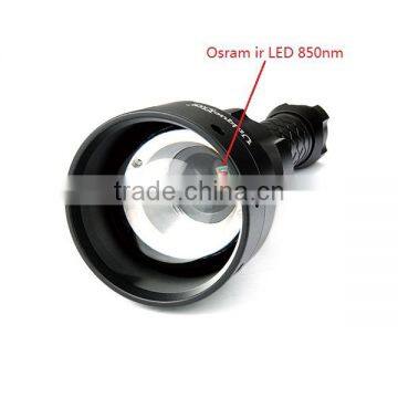 Best UF 1405 Oslon 850nm 67mm IR led zoom ir laser torch