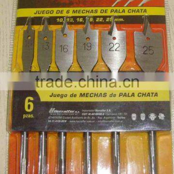 Size 10mm-25mm Wood Flat Drill Bit Carving Chisel Set on Sale photo-2