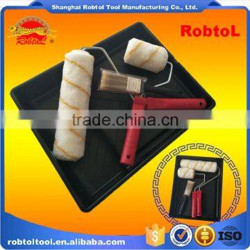 4 in 1 Set 9" Wall Paint Roller Brush Sleeve Wall Decor Decorative Art Tool photo-5