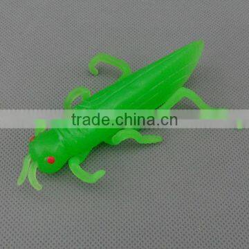 TPR plastic stretch locust grasshopper shape toys