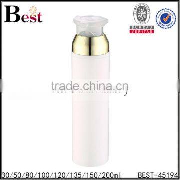 Luxury 30ml 50ml 80ml 100ml 120ml White Acrylic Cosmetic Cream Bottle Double Wall Plastic Lotion Container With Pump photo-5