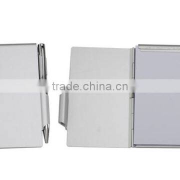 2017 New Aluminum Metal Mini Notepad With Pen photo-6