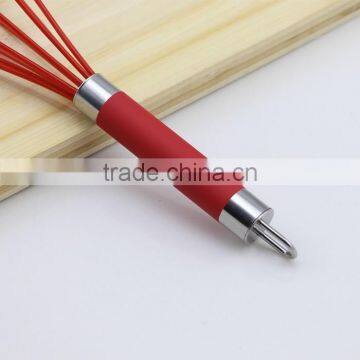 Red Silicone 5 Wire Loops Egg Beater photo-3