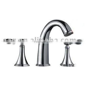 Dual Handle Roman Tub Filler Faucet Less Valve and Diverter photo-3