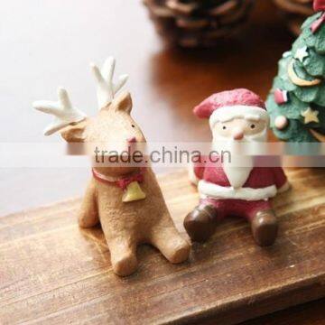 Mini CUTE Fashional Resin Decoration ,Zakka Furnishing Articles Christmas Looking up at the Sky Small Animal Resin Gifts photo-3