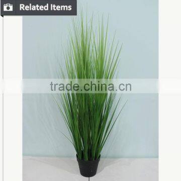 Real Looking Small Vivid Onion Artificial Potted Grass for Hotel Decoration photo-5