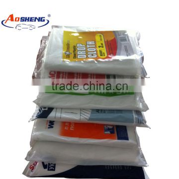 high or low density clothpainters pe plastic drop cloth