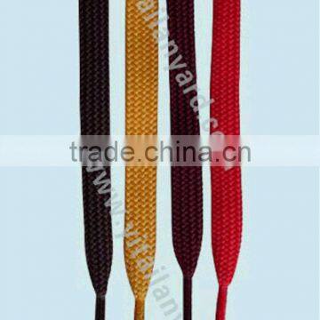 10mm common design flat polyester shoelace