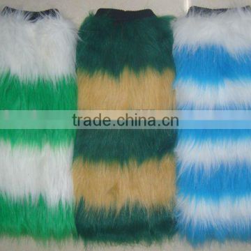 2014 new designs furry leg warmers