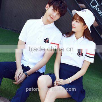 Fantasy Girls And Boys Summer High School Uniform Costume photo-2
