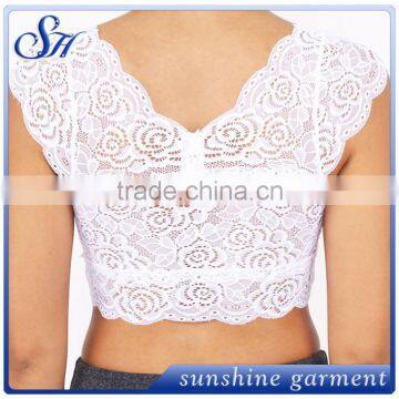 2016 new fashion underwired lace bra for women