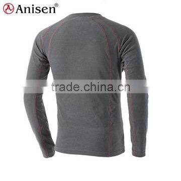 Manufacturer Wholesale Single Round Collar Men Fleece Jacket photo-2