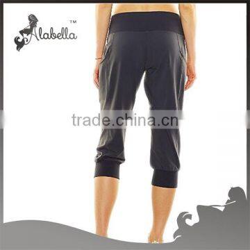 2015 High Quality Spandex/Polyester Yoga Pants/Yoga Capri photo-3