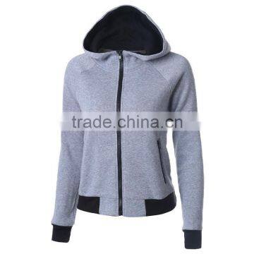 OEM service China supreme quality blank pullover hoodie for women girl sweater