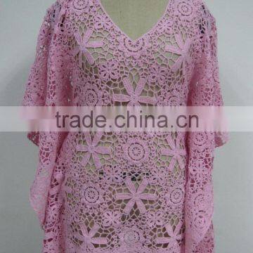 New Fashion Crochet Western Ladies Summer Beach Wear Kaftans photo-2