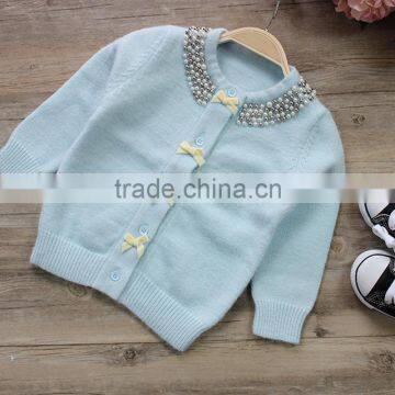 Hot Sale Baby Cardigan Knitting Pattern 100% Alpaca Children Cardigans photo-4