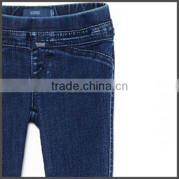 Dark Blue Jeans Pants,elastic Jeans Pants,jeans Pants for Baby photo-3