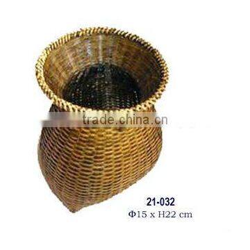 Bamboo flower basket