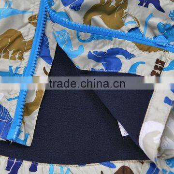 2015 Fashion Printed Winderproof Winter Jacket For Child