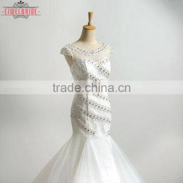 Custom Mermaid Net Wedding Dresses photo-2