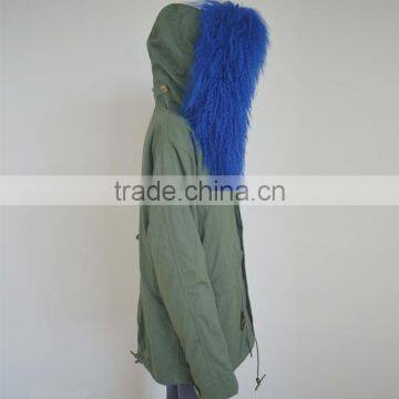 Myfur Customized Lamb Fur Hooded and Lined Winter Parka Jackets for Adults photo-3