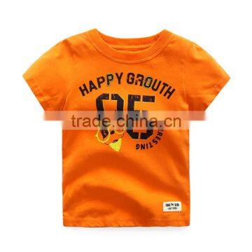 Wholesale Summer Cotton Short Sleeves Boys Kids Round Neck T-shirt photo-4