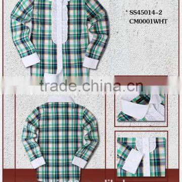 long sleeve checked latest girls shirts fashionable shirts for girls