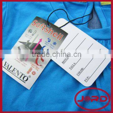 Garment Paper Tag made in china