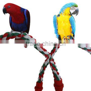 Beautiful Design Parrot Bird Toys Decorative Pet Bird Parrot Standing Rope Cockatiel Parakeet Conure Cage Swing Perch Toy