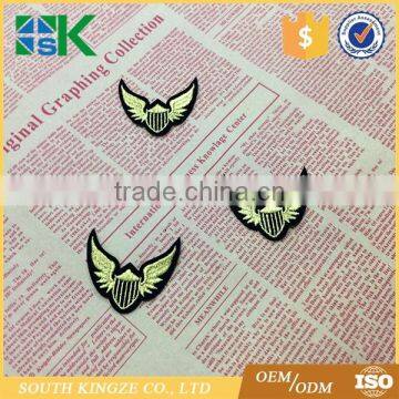 Air Force Pilot Wings Embroidery Patch Badge Gold Iron On Appliques photo-2