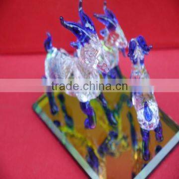 Sheep Family Shaped Crystal Craft photo-6