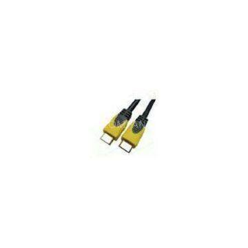 3D TV 19 pin 30 AWG High Speed HDMI Cables , 1.4 / 1.3 Version