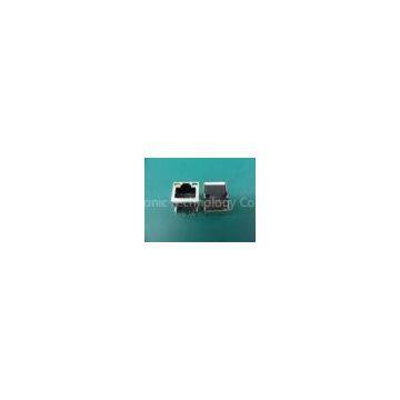 Tab-Up Shielded rj45 Connector , Single Port 1X1 Vertical Tx RJ45 Ethernet