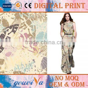 Custom Digital Printing Silk Cotton Men's Shirt Fabric