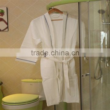 100% cotton Waffle Bath robe Small Batch Customization As Well As Bulk Order